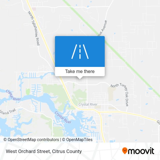 West Orchard Street map