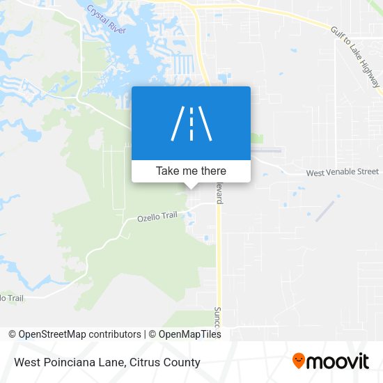 Mapa de West Poinciana Lane