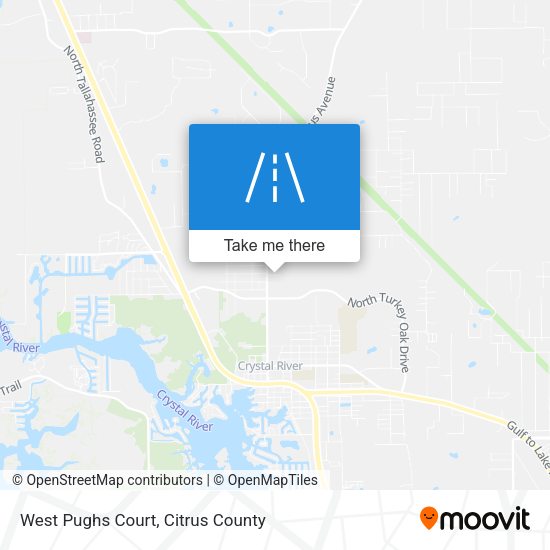 West Pughs Court map