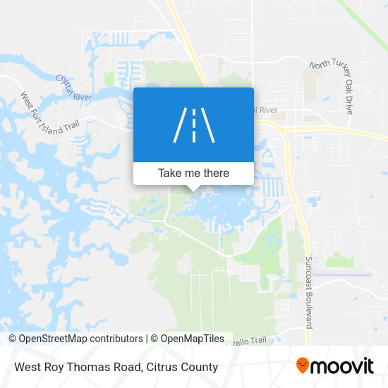 West Roy Thomas Road map