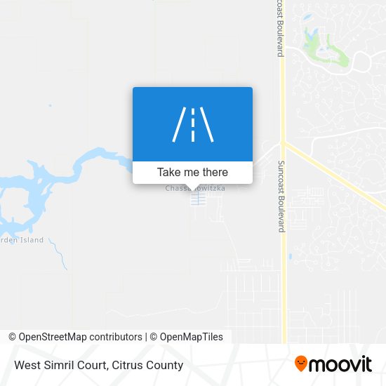 West Simril Court map