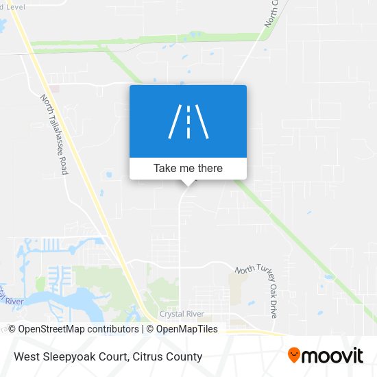 West Sleepyoak Court map
