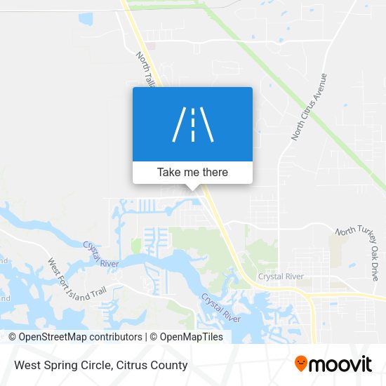 West Spring Circle map