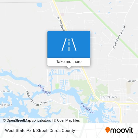 West State Park Street map