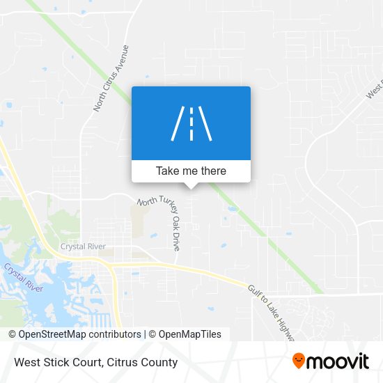West Stick Court map