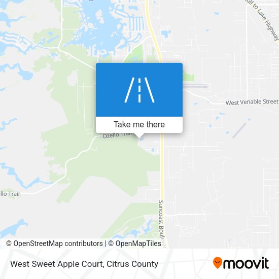 West Sweet Apple Court map