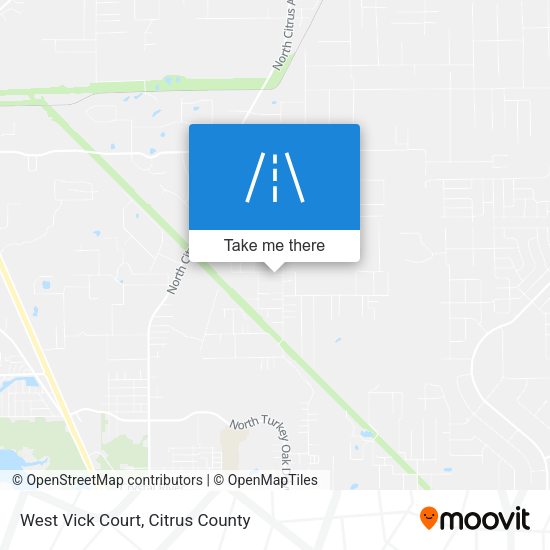 West Vick Court map