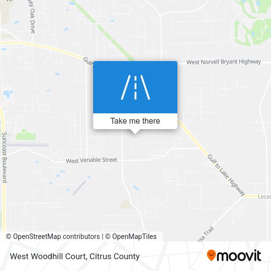 Mapa de West Woodhill Court