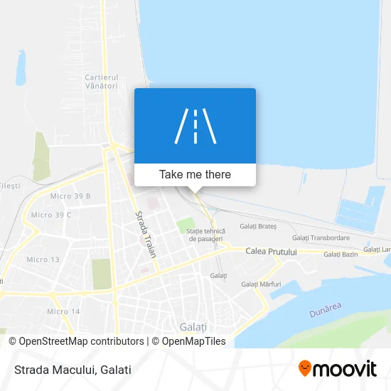 Strada Macului map
