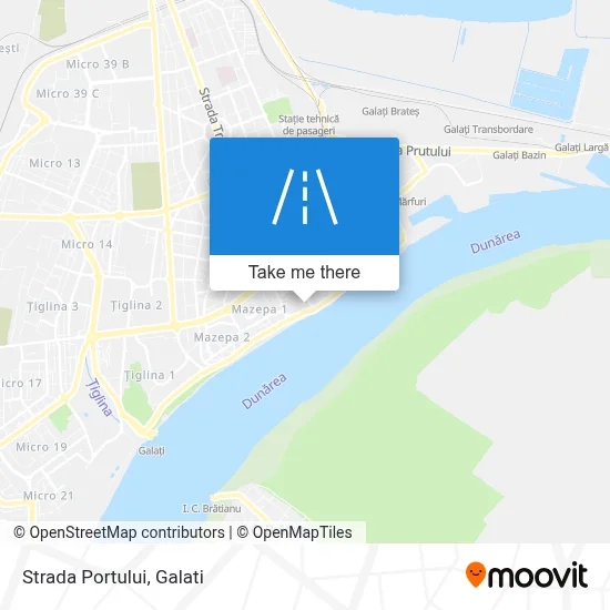 Strada Portului map