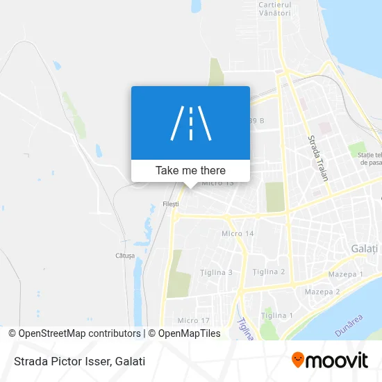 Strada Pictor Isser map