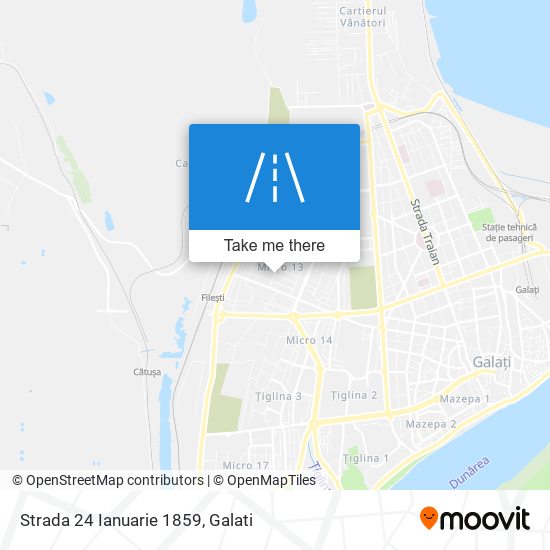 Strada 24 Ianuarie 1859 map