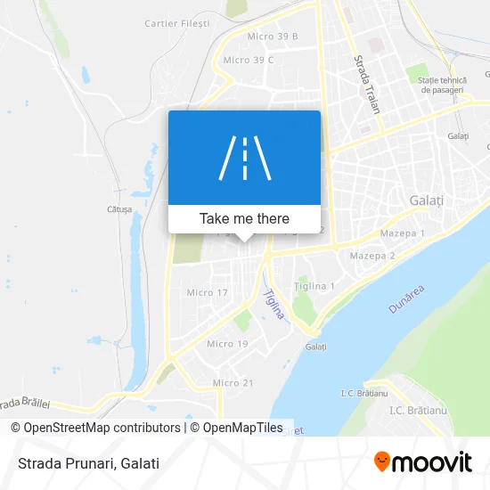 Strada Prunari map