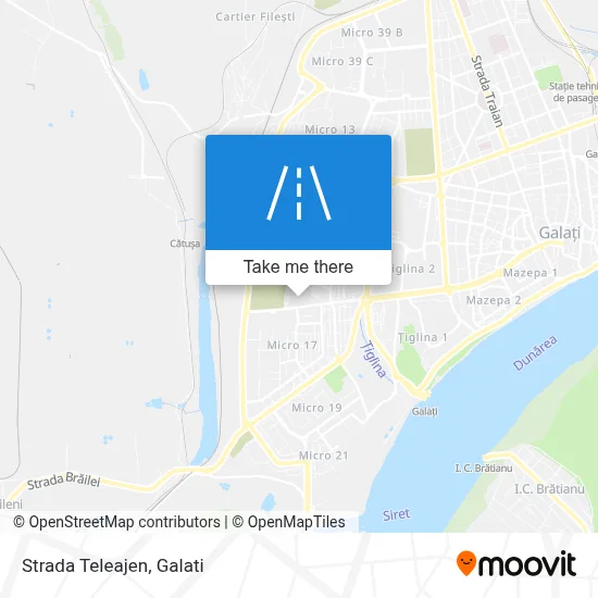 Strada Teleajen map
