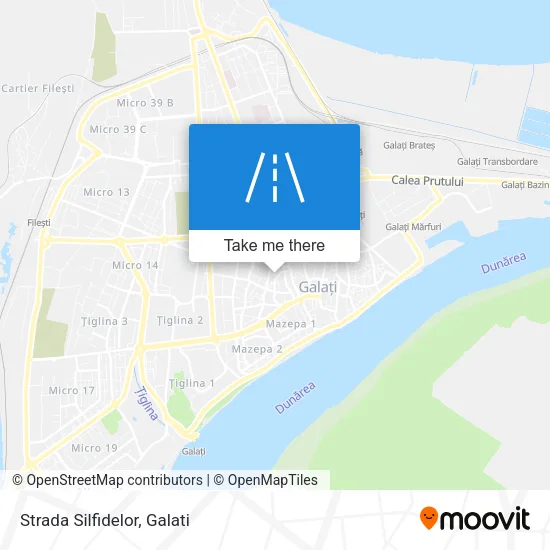 Strada Silfidelor map
