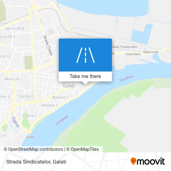 Strada Sindicatelor map