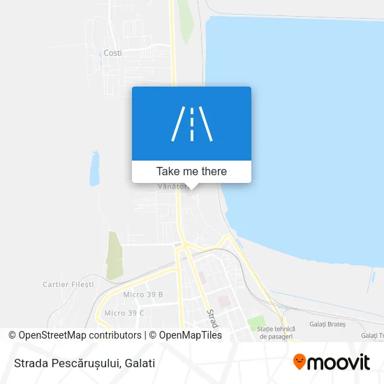 Strada Pescărușului map