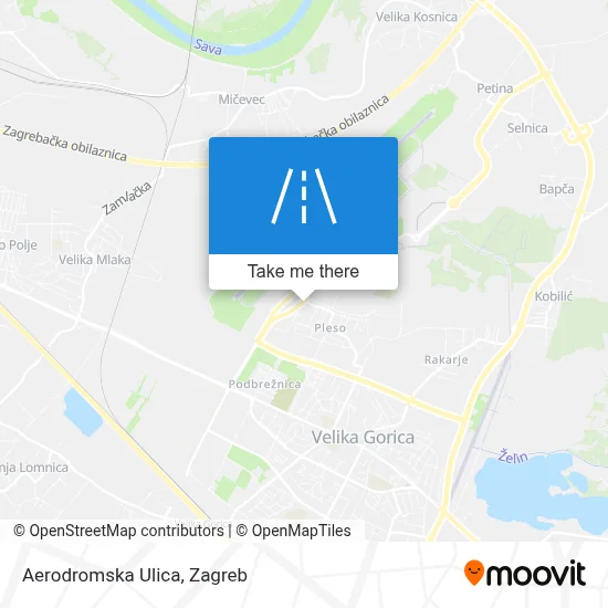 Aerodromska Ulica map
