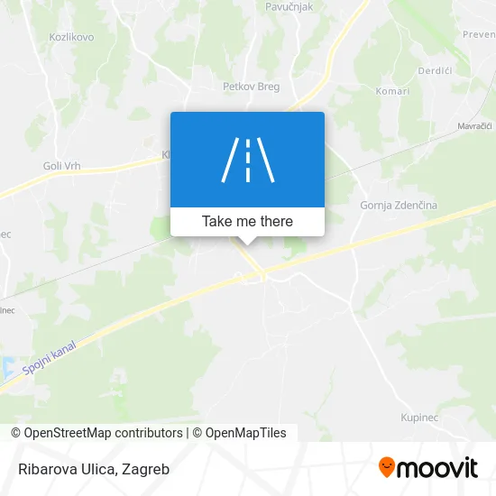 Ribarova Ulica map