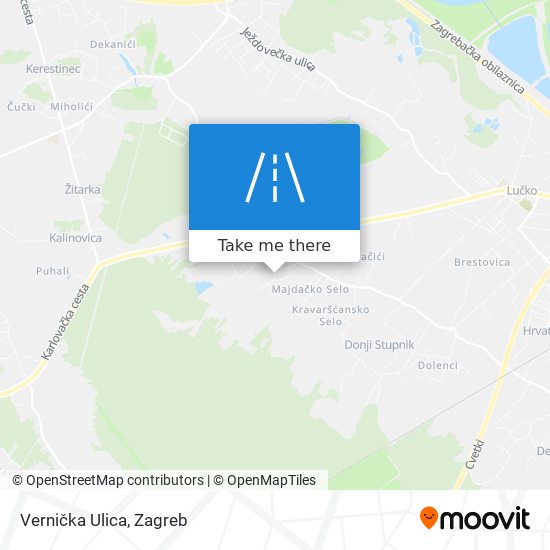 Vernička Ulica map