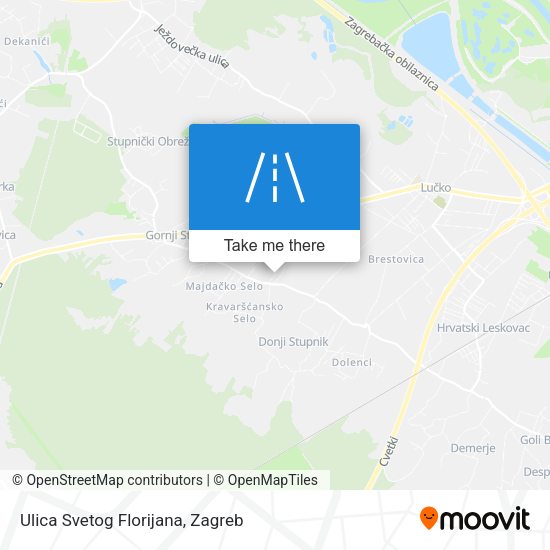 Ulica Svetog Florijana map