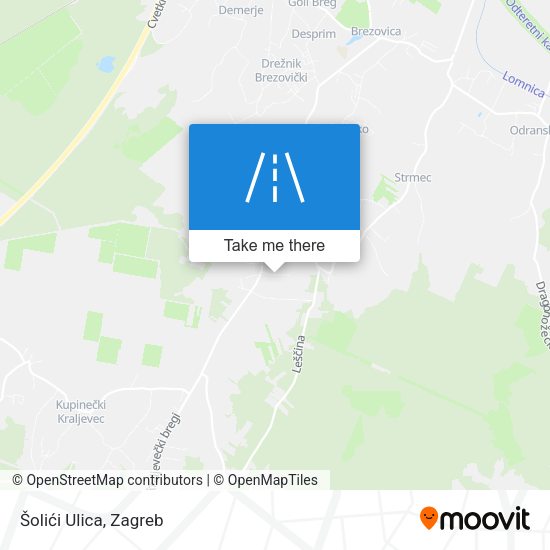 Šolići Ulica map