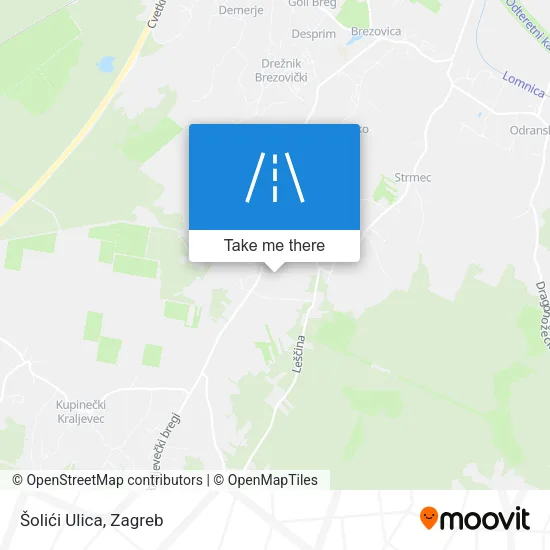 Šolići Ulica map