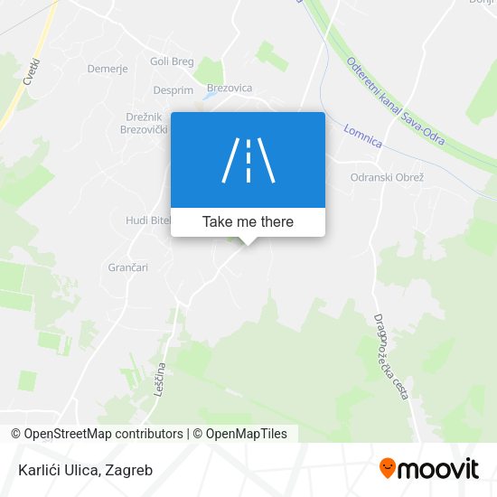 Karlići Ulica map