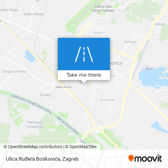 Ulica Ruđera Boškovića map