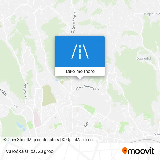 Varoška Ulica map