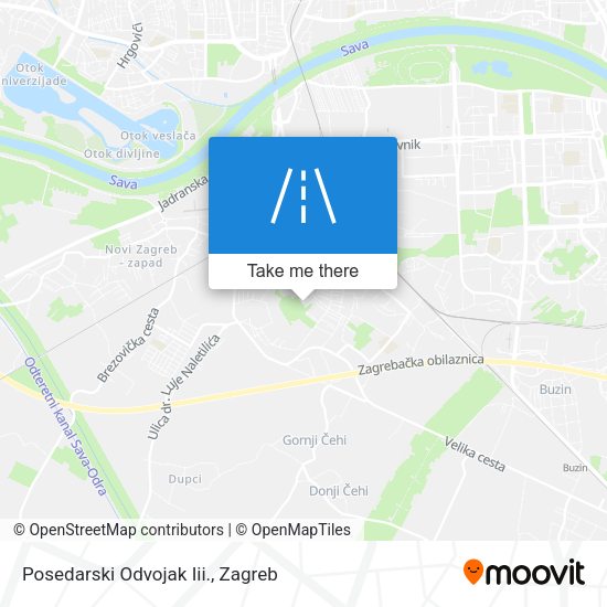 Posedarski Odvojak Iii. map