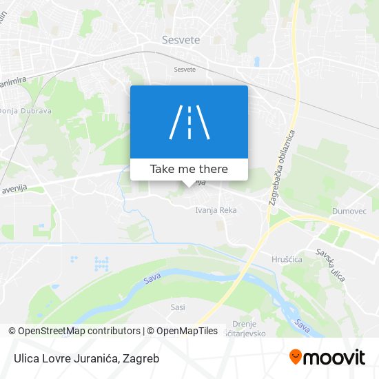 Ulica Lovre Juranića map