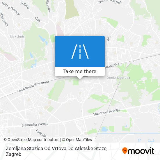 Zemljana Stazica Od Vrtova Do Atletske Staze map