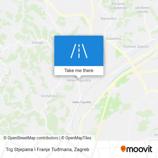 Trg Stjepana I Franje Tuđmana map