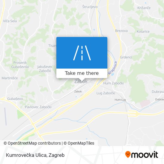 Kumrovečka Ulica map