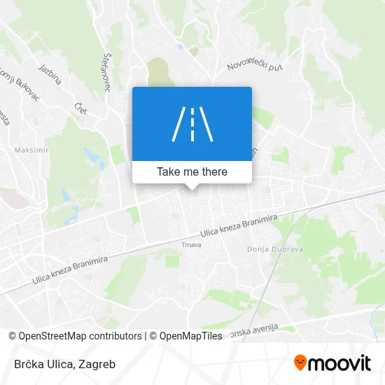Brčka Ulica map
