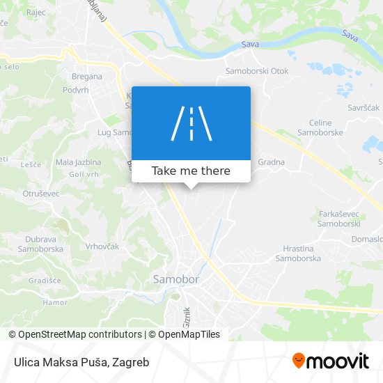 Ulica Maksa Puša map