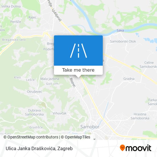 Ulica Janka Draškovića map