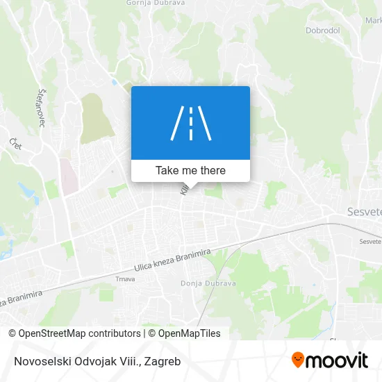 Novoselski Odvojak Viii. map