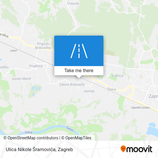 Ulica Nikole Šramovića map