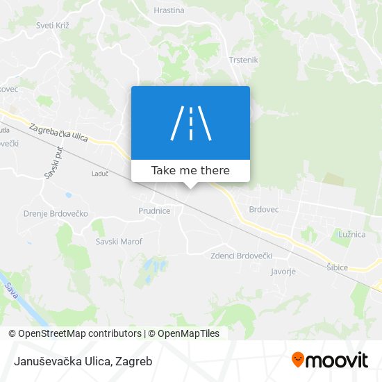 Januševačka Ulica map