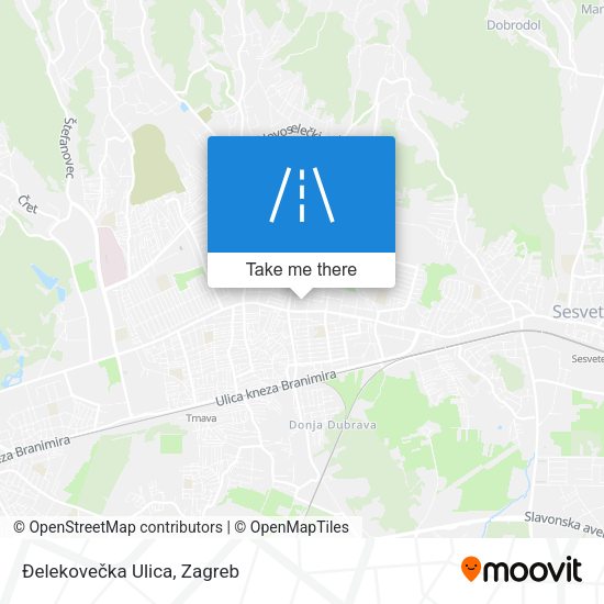 Đelekovečka Ulica map