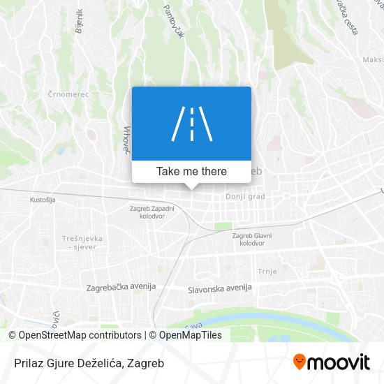 Prilaz Gjure Deželića map
