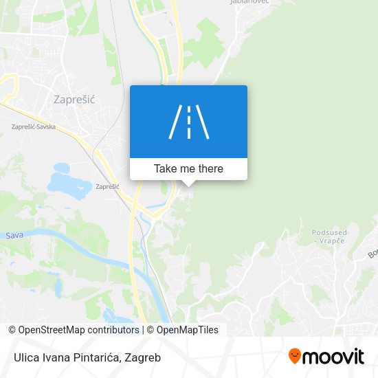 Ulica Ivana Pintarića map