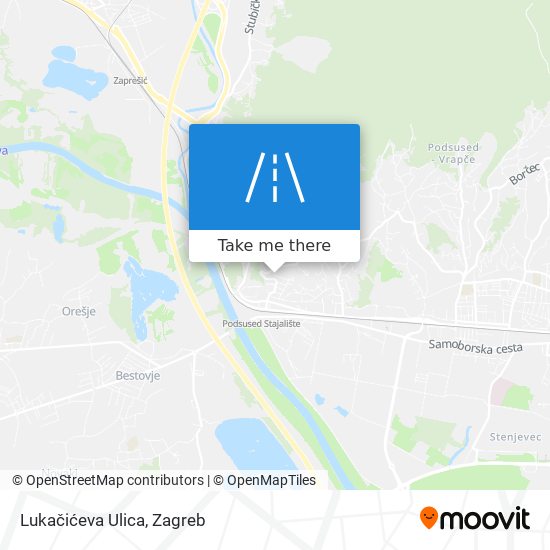 Lukačićeva Ulica map