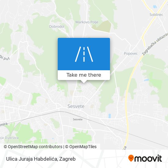 Ulica Juraja Habdelića map