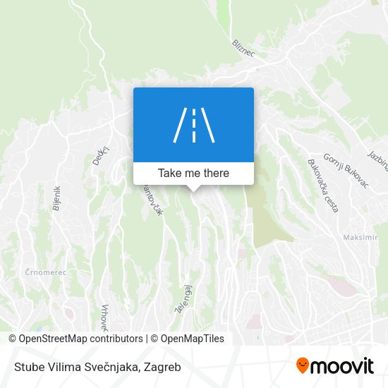Stube Vilima Svečnjaka map