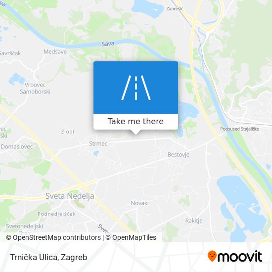 Trnička Ulica map