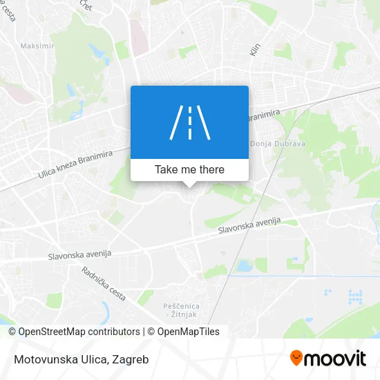 Motovunska Ulica map