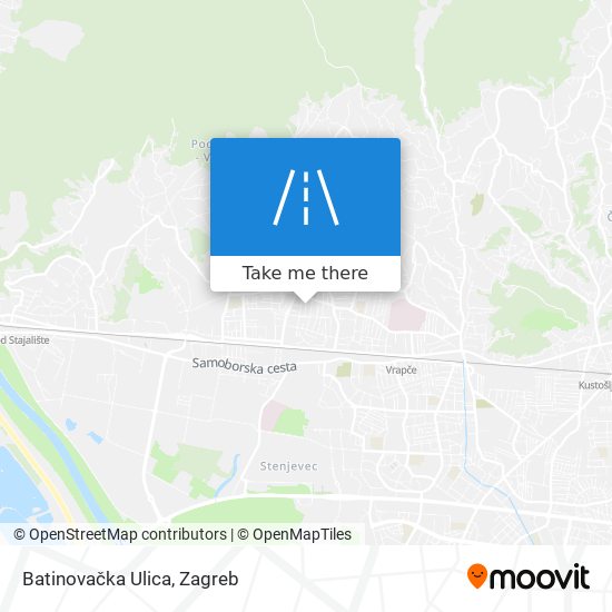 Batinovačka Ulica map